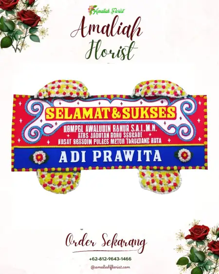 Papan Bunga Ucapan Selamat Rau